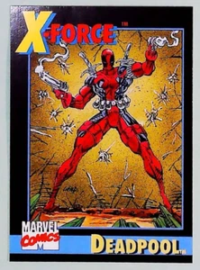 Deadpool - Marvel 1991 Impel Promo #3 - X-FORCE - Rookie Card - D 5 - Picture 1 of 3