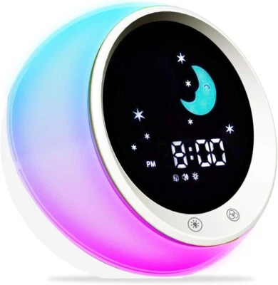 I·CODE Time to Wake Alarm Clock for Kids, Children's Sleep Trainer,Wake Up Light - Image 1 of 4
