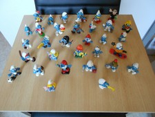32 Schlümpfe aus Sammlungsauflösung *Smurfs*Pitufo*Schtroumpfs*Puffi*Estrumpf*