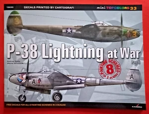 Kagero Topcolors 33 15033, P-38 LIGHTNING at War Part II & Decals - Picture 1 of 5