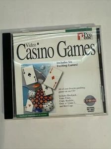 Casino Games CD-rom software - Includes Six Exciting Games - Multimedia - Picture 1 of 1