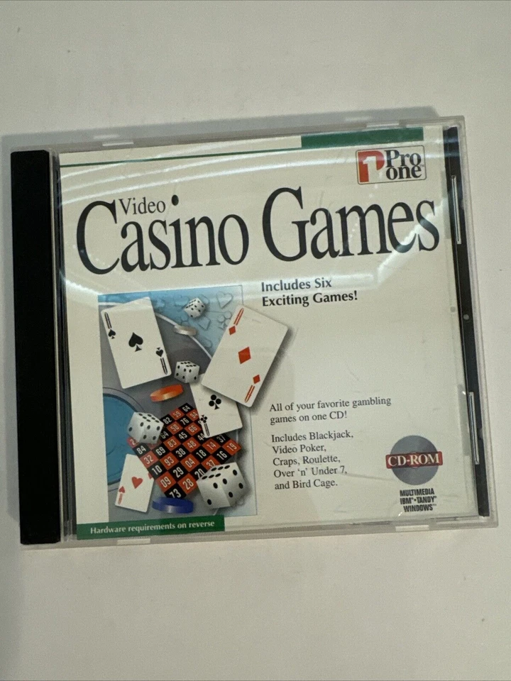 Casino Games CD-rom software - Includes Six Exciting Games - Multimedia - Image 1 of 1