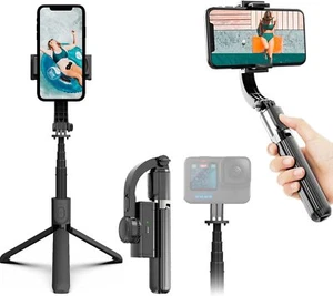 Smartphone Gimbal Stabilizer, 360° Selfie Stick Tripod with Remote Control - Picture 1 of 6
