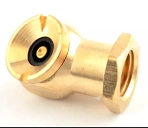 Air Tire Chuck Inflator Ball Type Brass  Air Compressor Hose Repair - Picture 1 of 2