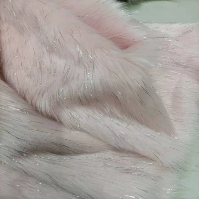 Faux Fox Fur Fabric Plush Background Cloth Sofa Home Car Decoration Art Sewing - Image 1 of 4