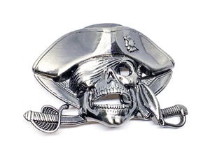 Piratenmesser Schädel Gürtelschnalle Kreuz - eine mutige und einzigartige Zubehörkante zu Ihrem - Bild 1 von 12