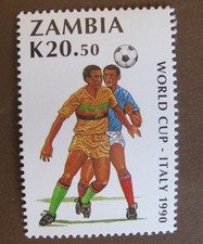 ZAMBIA - WORLD CUP ITALY 1990 - K20.50