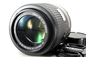 Nikon AF-S NIKKOR 55-200mm f/4-5.6 G ED DX Lens w/covers, good used cond. - Picture 1 of 6