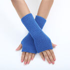 Knitted Sleeves Warm Arm Sleeves Half-finger Gloves Wristband Fingerless Warmth