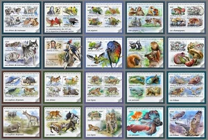 NATURE animals mushrooms Niger collection 20 s/s Michel CV 260 € MNH #CNA332 - Picture 1 of 1
