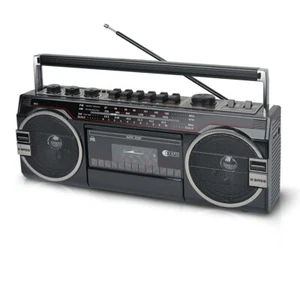 Retro Cassette Radio Player MP3 & Recorder AM/FM/SW Portable Bluetooth Speaker - Picture 1 of 9