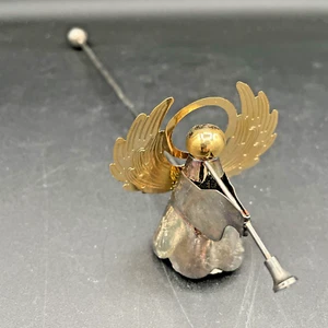 Candle Snuffer - Gold Angel Playing Flute with long handle - Picture 1 of 6
