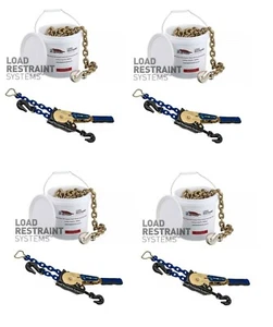4 x 10mm x 9mtr Grade 70 Transport Chain & Maxibinder Combo, Load Restraint - Picture 1 of 3