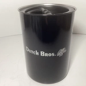 Dutch Bros Coffee Airscape Canister Planetary Design Stainless Steel Air Can - Picture 1 of 17