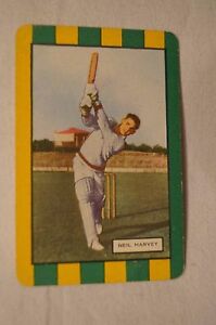 1953 - Vintage - Coles Cricket Card - Australian Cricketers - Neil Harvey