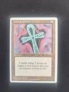 Magic Mtg French White Border Ankh of Mishra near mint - Picture 1 of 1