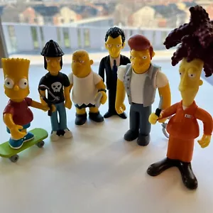 SIMPSONS WOS Troublemakers 6 Figure Lot -Bart Snake Jimbo Sideshow Bob 2000-2003 - Picture 1 of 16