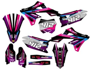 2018-2023 RMZ 450 SURGE Pink Senge Graphics Kit Compatible with Suzuki - Picture 1 of 10