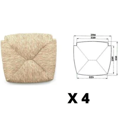 Ricambio per sedia in paglia modello Venezia  X4 pz seduta sedile cuscino fondo - Immagine 1 di 4