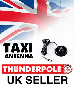Thunderpole Taxi Radio Antenna Mag Kit | VHF Whip Aerial Mag 4m lead PL259 Plug - Picture 1 of 4