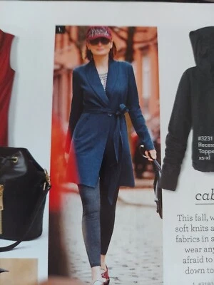 CAbi Harbor Jacket #3180, Size XS/S, Navy Blue/Black color, No Tie, Gorgeous! - Image 1 of 4