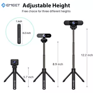 Webcam Tripod EMEET Webcam Mini Tripod Portable & Lightweight for Most Webcams - Picture 1 of 7