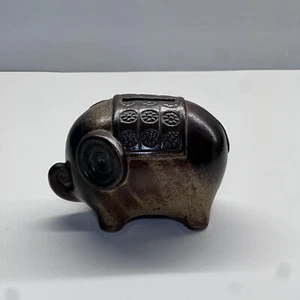 Figura elefante cerámica gres cerámica Japón Otagiri OMC de colección MCM - Imagen 1 de 6