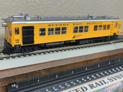 SPERRY RAIL DETECTOR 52ft CAR MOW SAFETY (DC Powered ) INTERIOR HO SCALE NEW OOP - Image 1 of 4