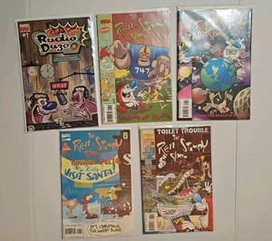 Vtg RARE Marvel The Ren & Stimpy Show SPECIALS Comic Book Lot of 5 Four #1s & - Picture 1 of 22