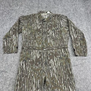 Walls Coveralls Mens 2XL Camo Realtree Hunting Jumpsuit Outdoors Zip Up - Picture 1 of 18