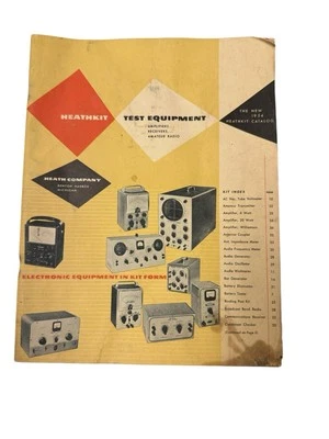 CATÁLOGO HEATHKIT - Kit de equipo de prueba 1954 Catálogo de pedidos por correo de fábrica Foto 1 de 4