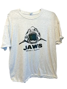 Jaws Martha's Vineyard Tee Shirt Size XL light gray - Picture 1 of 7