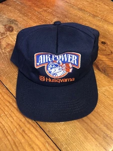 Vintage Husqvarna Air Power Hat Cap Adjustable Strapback K-Products - Picture 1 of 7