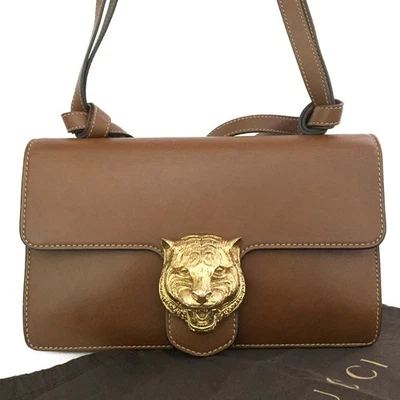Bolso de Hombro EGA GUCCI Animalier Cuero Marrón*/2BJ0773 - Imagen 1 de 4