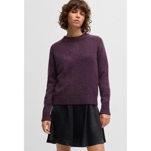 Suéter Pullover Mediano Hugo Boss Para Mujer Calce Regular Mezcla Lana - Imagen 1 de 6