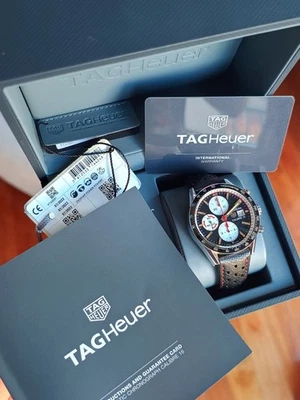 Tag Heuer Carrera 41mm cv201ap.fc6429 Calibre 16 Full Set Racing - Bild 1 von 4