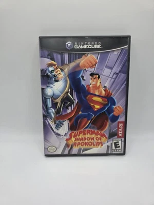 Superman Shadow Of Apokolips Nintendo Gamecube *CIB* With Manual Tested Working - Image 1 of 4