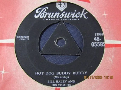 BILL HALEY & HIS COMETS-HOT DOG BUDDY BUDDY-BRUNSWICK TRI - Image 1 of 2