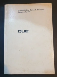 Manuale PC DOS IBM e Microsoft Windows Guida per l'utente 1995 QUE (NCL40) - Zdjęcie 1 z 7