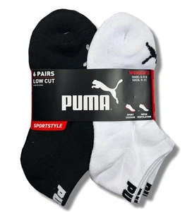 PUMA SOCKEN DAMEN - NIEDRIG GESCHNITTEN 253 - SOLID 3 - SOLID BC WH - SCHUHGRÖSSE 5-9,5 - 6ER-PACK - Bild 1 von 2