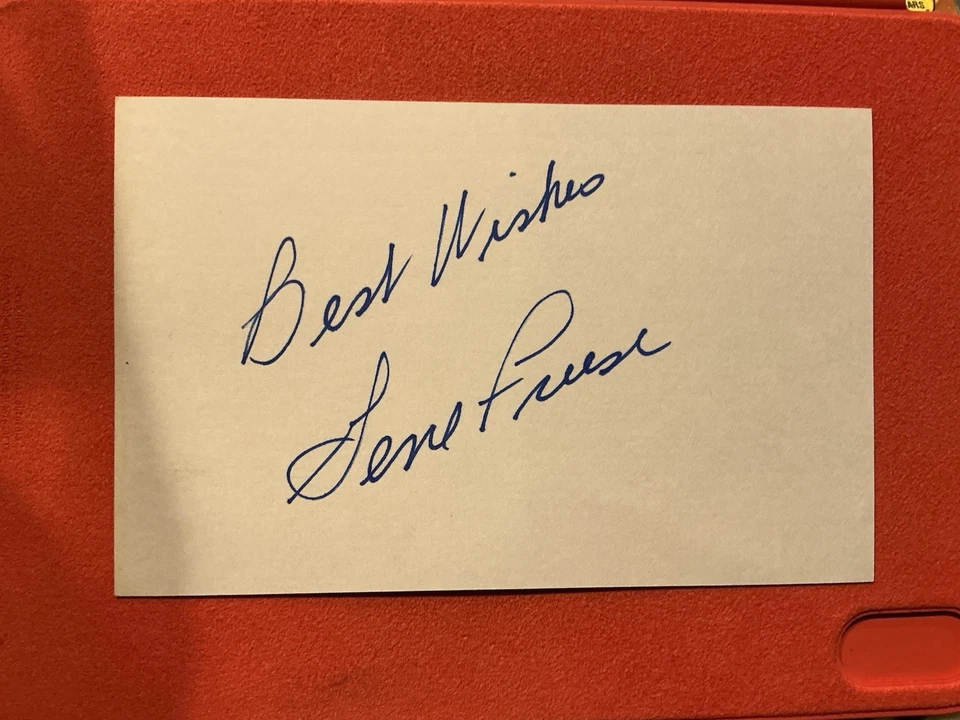 GENE FREESE🔥🔥1955-66 PITTSBURGH PIRATES🔥🔥Autograph 🔥🔥🔥🔥🔥🔥🔥 - Image 1 of 1