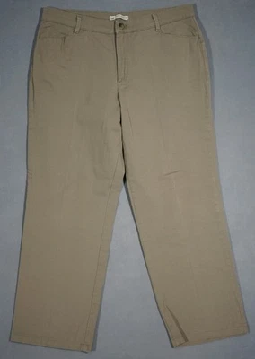 WH13474 AWESOME **LEE** AT THE WAIST STRAIGHT LEG WOMENS JEANS sz18 MEDIUM BROWN - Image 1 of 4