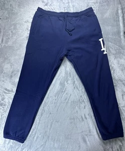 Mens LA Dodgers Blue Sweatpants Size 4XL Mitchell & Ness New - Picture 1 of 16