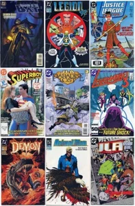 DC COMICS BULK BUNDLE WHOLESALE 4 VINTAGE BATMAN SUPERMAN JLA FLASH LEGION etc - Picture 1 of 12