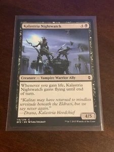 Magic the Gathering Battle for Zendikar Kalastria Nightwatch - Picture 1 of 2