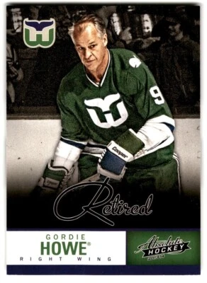 2013-14 Panini Absolute Retired Gordie Howe #1 Hartford Whalers - Image 1 of 2