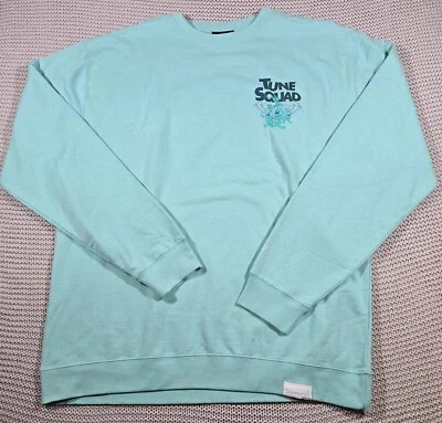 Diamond Supply Co Space Jam Tune Squad Sudadera Cuello Redondo Hombres Talla XL Turquesa Foto 1 de 4