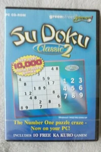 Sudoku Classic 2 PC CD-ROM Greenstreet Games New and Sealed. - Picture 1 of 2