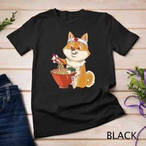 Camiseta unisex Ramen Shiba Inu para perro japonés sopa de fideos - Imagen 1 de 15