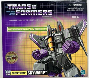 Transformers G1 Serie Conmemorativa IV Decepticon Skywarp Hasbro 2002 (80680) - Imagen 1 de 15